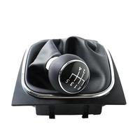 UIEOWHN Perilla De Cambio De Marchas Para Coche De 5/6 Velocidades Con Funda Para El Cuello Del Maletero Para Golf 5 V MK5 MK6 Jetta R32 2004-2014 Car-Stying Pomo Cambio Engranaje(5 speed)