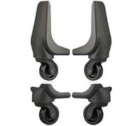 UIERYHCD Rueda giratoria de 360 Grados for reparación silenciosa, Repuesto de Equipaje, Ruedas for Maleta, Piezas giratorias