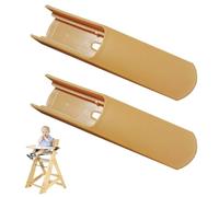 UIEXAY 2 protectores antivuelco para trona Stokke Tripp Trapp, juego de deslizadores extendidos como accesorio, extensión de base y saco de dormir para trona.