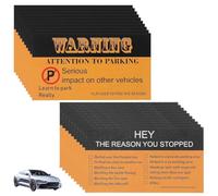 UIEXAY 20 tarjetas divertidas de penalización de estacionamiento. Divertidas tarjetas de parquet y bromas para conductores. Resistentes a la intemperie.