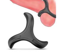 UIEXAY Anillos triangulares para el pene UIEXAY, anillo de placer, anillo para el pene, anillos para el pene y los testículos, juego para una erección más larga y completa