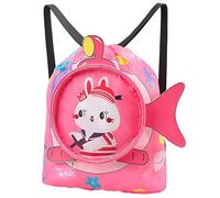 UIEXAY Bolsa De Natación Niños, Mochila Piscina Niño Impermeable, Bolsa De Playa Para Niños, Mochila Cuerdas, Separación En Seco-Húmedo Con Compartimento Zapatos, Para Piscina Y Playa