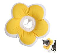 UIEXAY Collar De Recuperación Para Gato Perros,Ajustable Collar De Protección Mascotas Para Recuperación De Cirugía Heridas,Suave Collar Isabelino Gatos,Evitar Picaduras De Y Arañazos Lesiones(S)