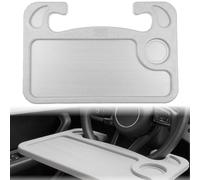UIEXAY Mesa para el Volante del Coche, Portavasos Coche, Mesa coche, Bandeja de Comida en el Coche,Soporte para Bebidas, Se Adapta a la Mayoría de los Vehículos