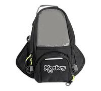 UIFCOG Bolsa Sobredepósito Moto para HON&DA para Monkey 125 Z125 Z-125 Motocicleta Bolsa De Tanque Impermeable Multifuncional(B)