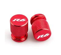 UIFCOG Capuchón de Válvula Motocicleta para YA&MAHA YZFR6 YZF-R6 YZF R6 Tapa del Vástago del Puerto De Aire De La Motocicleta(Rojo)