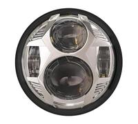 UIFCOG Faro Delantero Luz de Conducción Para FXR2 FXR3 FXR4 1999-2000 Faro Para Motocicleta Con Luces Altas Y Bajas(Plata)