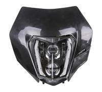 UIFCOG Faro Delantero Luz de Conducción Para GasGas ES 700 SM 700 2022-2024 Faro Delantero Para Motocicleta Con Luces Largas Y Cortas Luces De Circulación Diurna(Negro)