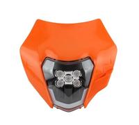 UIFCOG Faro Delantero Luz de Conducción Para XC SX XCW EXC 125-500 2008-2016 Faro Para Motocicleta Con Carenado(naranja)