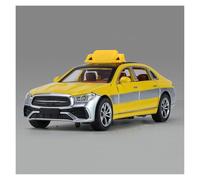 UIFCOG Modelo De Coche Diecast Escala 1:32 para Benz E300 para Taxi Colección De Coches A Escala De Aleación Fundida A Presión(Amarillo)