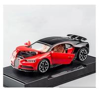 UIFCOG Modelo De Coche Diecast Escala 1:32 para Bugatti para Chiron Adornos De Coches Modelo De Aleación Fundida A Presión(Rojo)