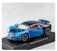 UIFCOG Modelo De Coche Diecast Escala 1:32 para Bugatti para Chiron Adornos De Coches Modelo De Aleación Fundida A Presión(Azul)