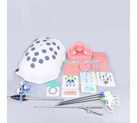 UIGJIOG Dispositivo de Entrenamiento en Simulación Quirúrgica C-Biomimética Ginecológica,Módulo Pélvico Específico Ginecológico,Caja Entrenamiento Operación Simulador Laparoscópico Neumoperitoneo