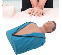 UIGJIOG Maniquí RCP Para Adultos Medio Torso Modelo de Reanimación Cardiopulmonar Maniquí Para Entrenamiento en Reanimación Cardiopulmonar Cuerpo de Goma Modelo Humano Para Ventilación Artificial