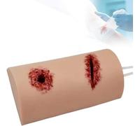 UIGJIOG Modelo De Entrenador De Cuidado De Heridas Modelo De Hemostasia De Heridas Simulada Kit De Entrenamiento De Empaquetamiento De Heridas Y Torniquete Kit De Entrenamiento