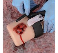 UIGJIOG Modelo de Entrenador de Cuidado heridas Modelos Silicona para el Cuidado de heridas El Entrenador de torniquete de Control de Sangrado simula la Herida en el Muslo y Las tareas de empaque