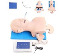 UIGJIOG Modelo de intubación 110V-220V simulador de Entrenamiento intubación manejo respiratorio Cabeza intubación manicina intubación Adultos Entrenador manejo respiratorio enseñanza
