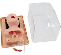 UIGJIOG Simulador de intubación Maniquí de intubación Neonatal Avanzada Modelo de formación para intubación traqueal Infantil en PVC Formación en Primeros Auxilios para intubación Oro-Nasal