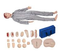 UIGJIOG Simular maniquí de atención al Paciente Real,Maniquí atención al Paciente Maniquí médico 5.57 pies Entrenamiento Maniquí de Trauma multifunción de enfermería Maniquíes de RCP Altamente