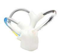 UIHECTA Modelo Anatómico de Oído con Canales Semicirculares, Cóclea y Vestíbulo Abierto, para Estudio Anatómico y Material de Educación Científica,Blanca,Right