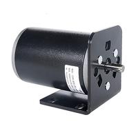 UIHMSWYAL 250W 220V 4000RPM Motor DC de imán Permanente Mini Torno de Doble rodamiento 77MM 10MM diámetro del Eje (Size : Motor with Bracket)