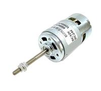 UIHMSWYAL Cortacésped 775 DC Motor 12V 6000RPM 24V 12000RPM Tornillo de Doble rodamiento 50MM Motor de Eje Largo (Size : 3900-7800rpm, Color : 12V-24V)