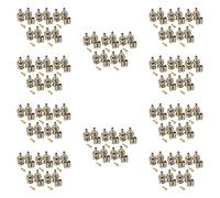 Uikdjgu 100 Juegos 3 Piezas Conectores de Crimpado de Enchufe RG58 Macho BNC
