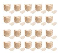 Uikdjgu 1000X Bocadillos -, Madera Biodegradable 11 cm x 6.5 cm