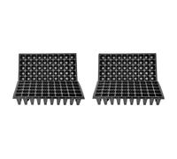 Uikdjgu 10x Bandeja de Semillas de 500 CuadríCulas, Bandeja de Crecimiento de Plantas para la GerminacióN de PláNtulas, JardineríA Interior, Suelo y Crecimiento HidropóNico.
