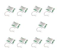 Uikdjgu 10X Placa de ProteccióN de BateríA de Litio 4S 12V 100A LiFePO4 con Equilibrio de BateríA de Potencia/Mejora de Placa de ProteccióN PCB