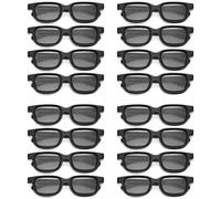 Uikdjgu 16 Uds. Gafas 3D Pasivas Polarizadas para Pantalla Cine IMIX