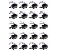 Uikdjgu 20 Regulador de Velocidad del Motor DC 12 V/24 V 10 A Interruptor del Controlador de Velocidad del Motor para el Control del Calentador del Ventilador del CamióN del Coche