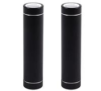 Uikdjgu 2X 2600Mah Cargador de BaterÍA de la Caja del Banco de la AlimentaciÓN por USB PortÁTil para El TelÉFono MÓVil(Sin Bateria) Negro