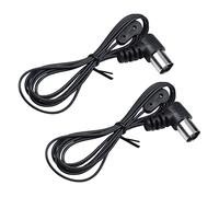 Uikdjgu 2X Am/FM Antenas FM Dipolo Antena 75 Ohm PAL Conector Radio Estéreo Interior para El Receptor de Cine en Casa Am/FM Antenas