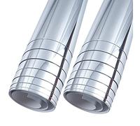 Uikdjgu 2X Autoadhesiva Rectangular LáMina de Espejo de PelíCulas de Muebles 50X50cm