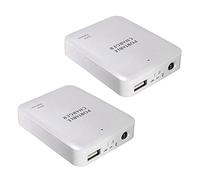 Uikdjgu 2X Caja de Bateria del Banco de la Energia del USB Portatil Cargador de Bateria Externa del Paquete del Cargador de Bateria de Emergencia 4X AA para Telefonos,