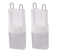 Uikdjgu 2X G9 Calido 1 LED Bombilla Luz de Punto Lampara 1W AC 220V-240V Alta Potencia