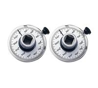 Uikdjgu 2X Medidor de Torque de 1/2 Pulgada, Instrumento de Medición de Torque, Medidor de ángulo, Indexador