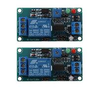 Uikdjgu 2X SRD-12VDC-SL-C NC Modulo de Rele con Temporizador Retrasado de 12V DC