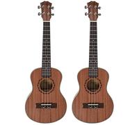 Uikdjgu 2X Tenor Acústico Eléctrico Ukulele 26 Pulgadas Guitarra 4 Cuerdas Ukelele Hecho A Mano Guitarrista de Madera de Caoba
