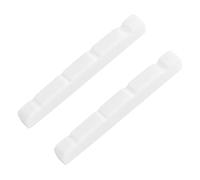 Uikdjgu 2X Tuerca para Bajo de Hueso con Fondo Plano Previamente Ranurada para 4 Cuerdas PB