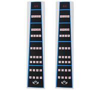 Uikdjgu 2X Violin Finger Guide/Fingerboard Sticker Fret Guide Label Finger Chart para Talla 4/4