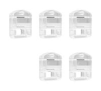 Uikdjgu 30 Piezas de Hilo de Bordar Acrílico, Organizadores de Hilo de Bordar Transparentes, Bobinas de Hilo Fino, Bobinas de Hilo de Punto de