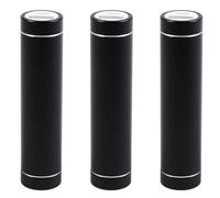 Uikdjgu 3X 2600mah Cargador de BaterÍA de la Caja del Banco de la AlimentaciÓN por USB PortÁTil para el TelÉFono MÓVil(Sin Bateria) Negro