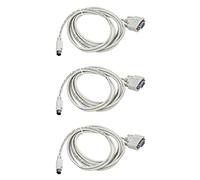 Uikdjgu 3X DB9P A 8P Mini DIN RS232 Cable de Descarga 8.2 para PLC -Eh