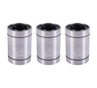 Uikdjgu 3X LM25UU 25mm x 40mm x 59mm Sello de Goma del Lado Doble Buje del Rodamiento de Bolitas de Movimiento Lineal