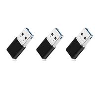 Uikdjgu 3X Mini Adaptador de Lector de Tarjetas de Memoria USB 3,0 de Aluminio para Tarjeta Micro-SD/Adaptador de Lector de Tarjetas TF Pc Ordenador Portátil