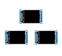 Uikdjgu 3X Módulo de Pantalla LCD de 1,8 Pulgadas Una Color 128X160 RGB SPI Tft Módulo de Pantalla LCD St7735S 3.3V Reemplace la Fuente de Alimentación OLED