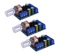 Uikdjgu 3X TDA2822 TDA2822M Mini 2.0 Canal 2X1W Tablero de Amplificador de Potencia de Audio EstÉReo DC 5V 12V Coche MÓDulo de PotenciÓMetro de Control de Volumen