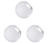 Uikdjgu 3X Transparente Bola de Cristal de Cristal Esfera de Curativa Fotografía Apoyos Bola Decoración 30 mm